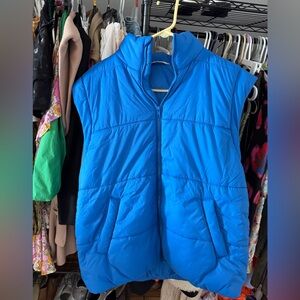 DSG blue puffer vest